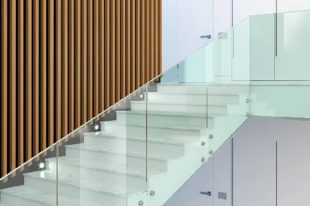 Frameless Glass Railings in The Crossings